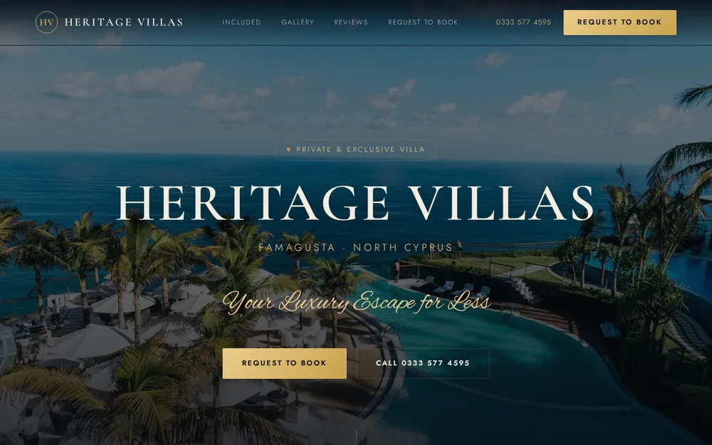 Screenshot of Heritage Villas